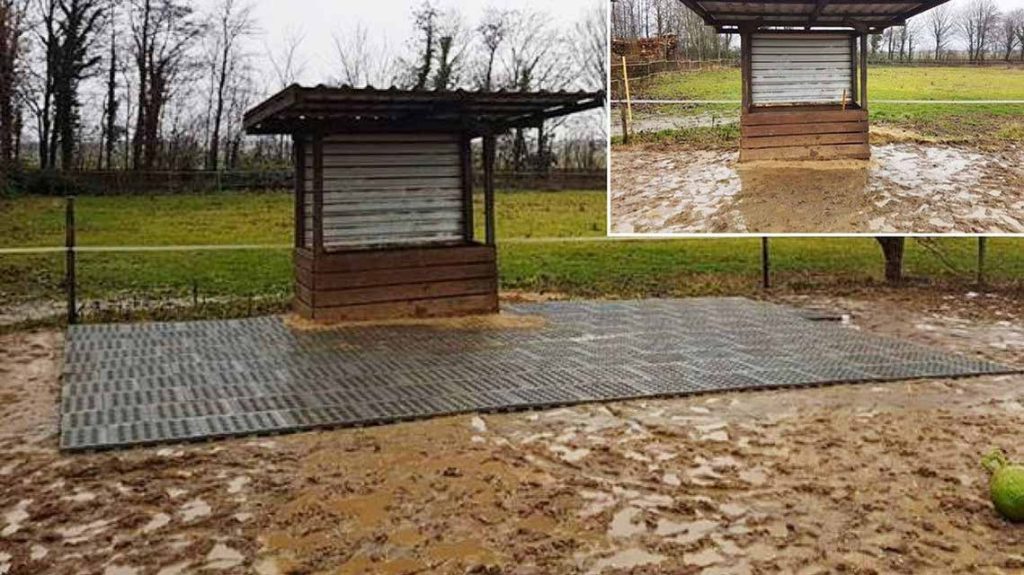 Horse Paddock Mud Control Grid - Mudsolutionlivestockpanels